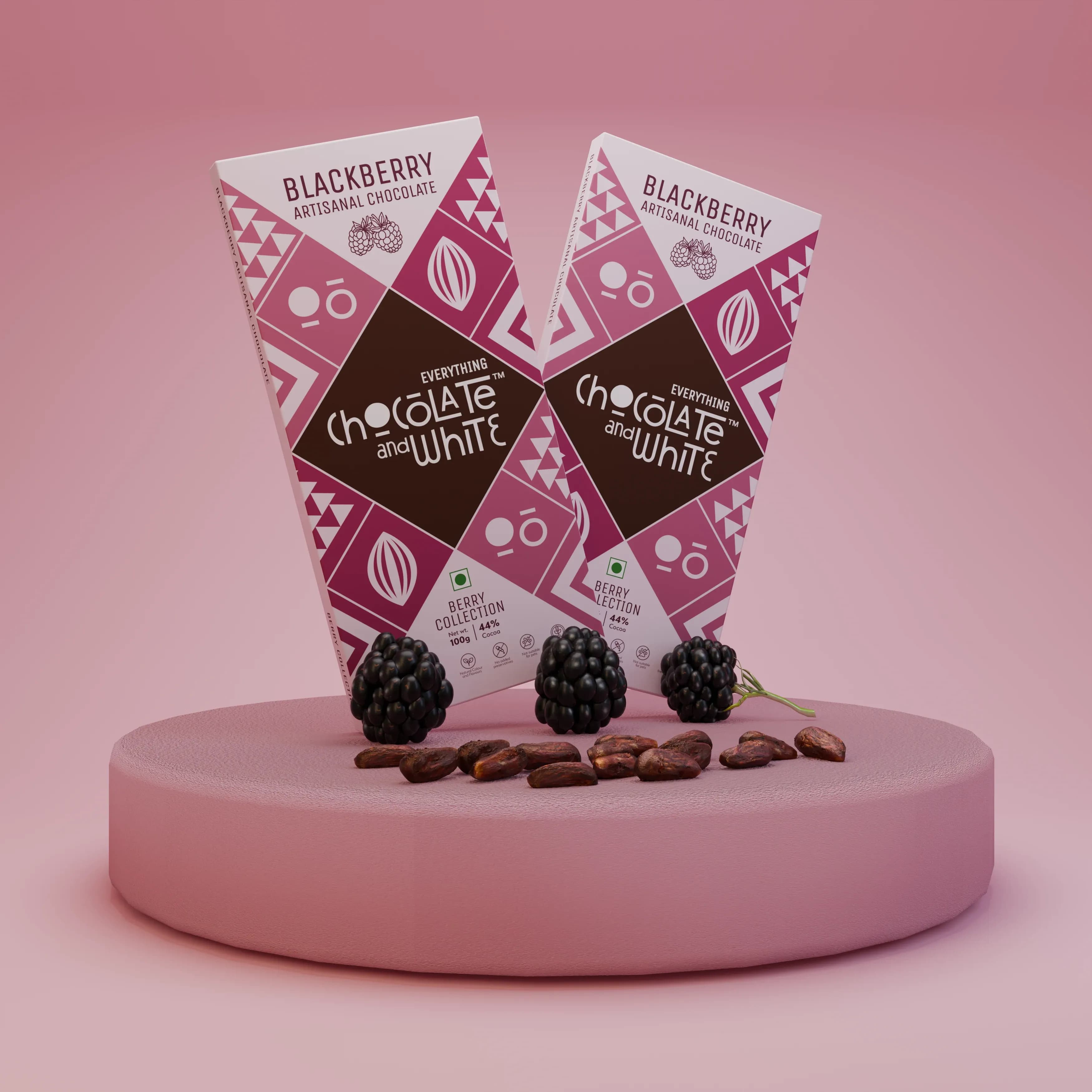 Blackberry Artisanal Chocolate - 44% Dark || Blackberry Artisanal Chocolate - 44% Dark