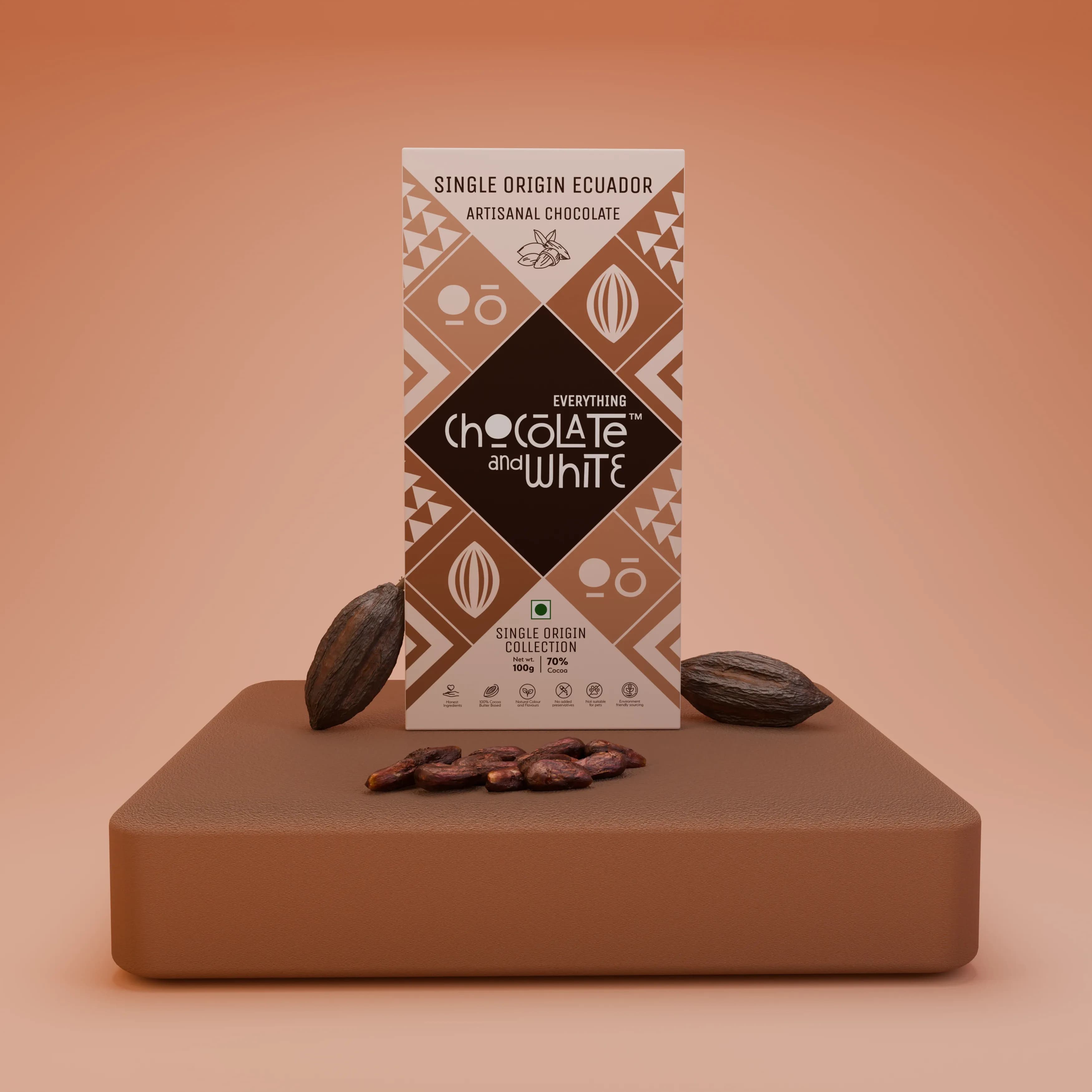 Single Origin Ecuador Artisanal Chocolate - 70% Dark